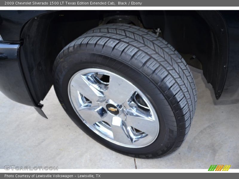 Black / Ebony 2009 Chevrolet Silverado 1500 LT Texas Edition Extended Cab