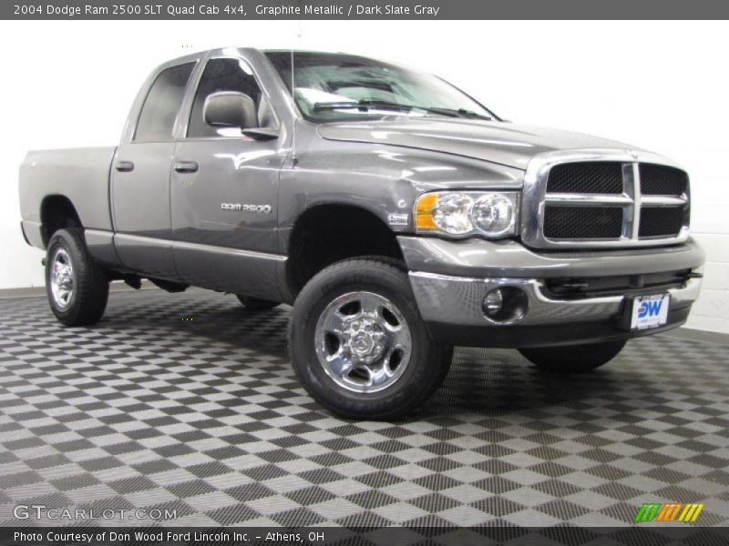 Graphite Metallic / Dark Slate Gray 2004 Dodge Ram 2500 SLT Quad Cab 4x4