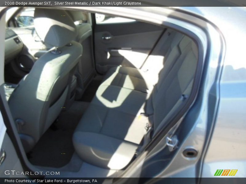 Silver Steel Metallic / Dark Khaki/Light Graystone 2008 Dodge Avenger SXT