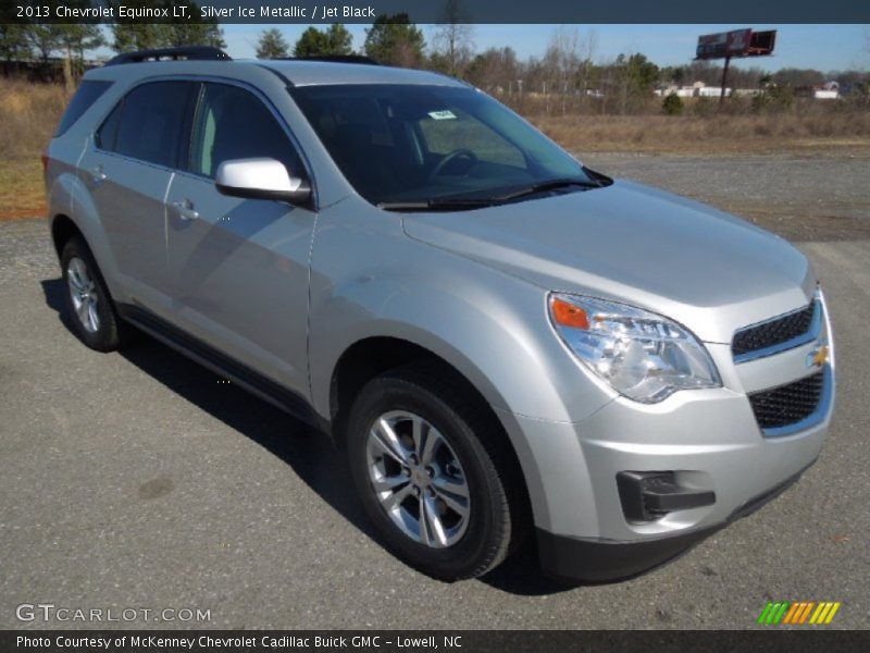 Silver Ice Metallic / Jet Black 2013 Chevrolet Equinox LT