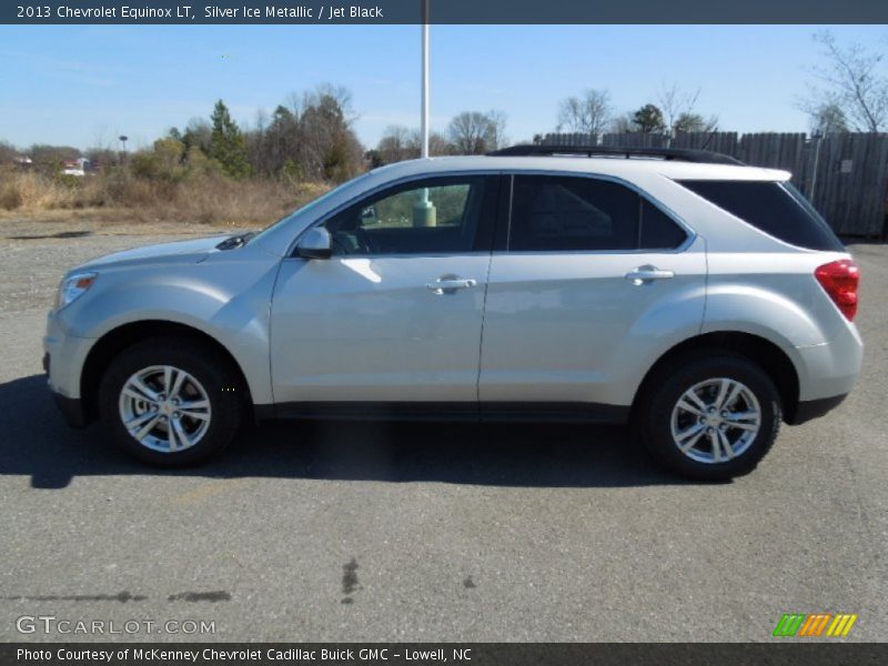 Silver Ice Metallic / Jet Black 2013 Chevrolet Equinox LT