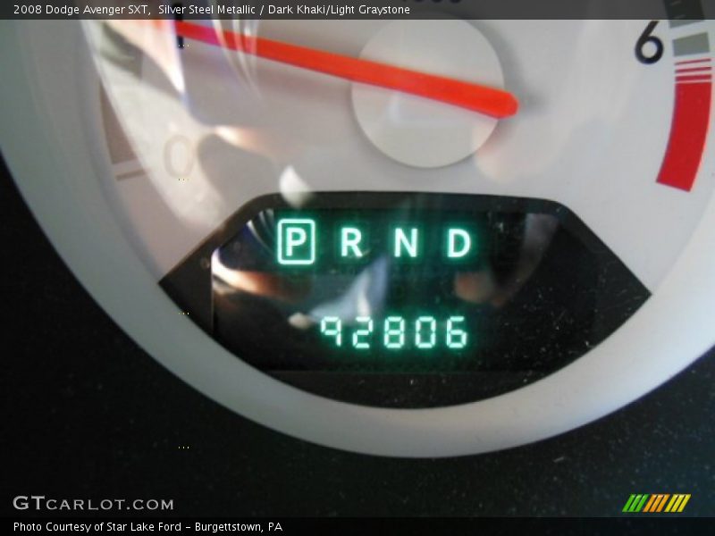 Silver Steel Metallic / Dark Khaki/Light Graystone 2008 Dodge Avenger SXT