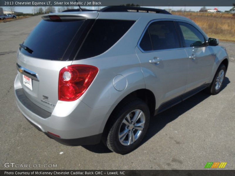 Silver Ice Metallic / Jet Black 2013 Chevrolet Equinox LT