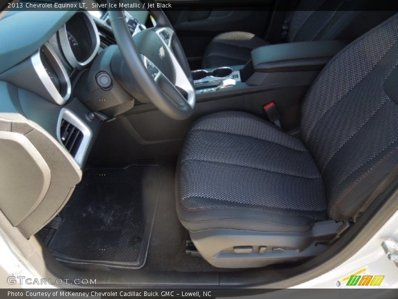 Silver Ice Metallic / Jet Black 2013 Chevrolet Equinox LT