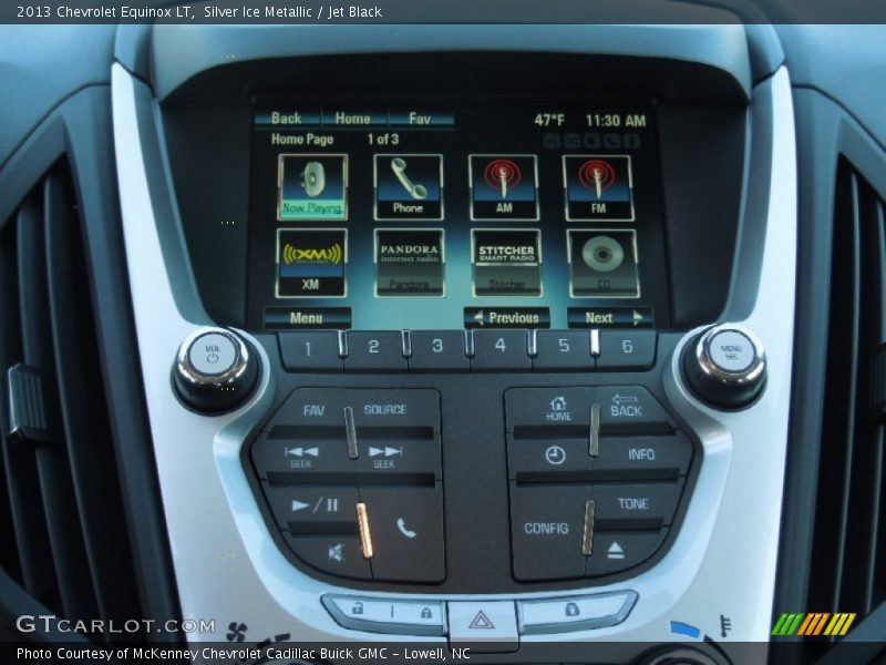 Silver Ice Metallic / Jet Black 2013 Chevrolet Equinox LT