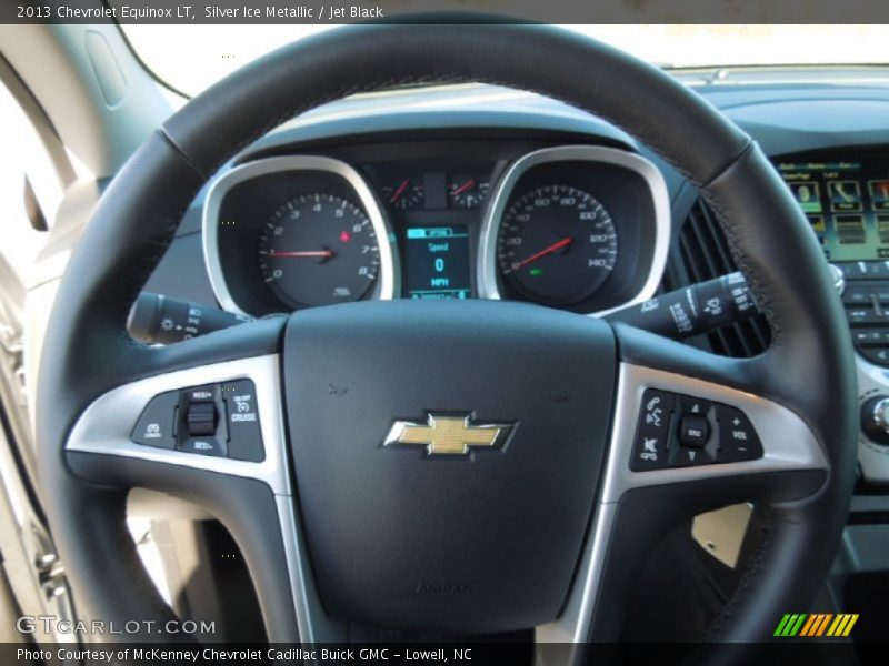 Silver Ice Metallic / Jet Black 2013 Chevrolet Equinox LT