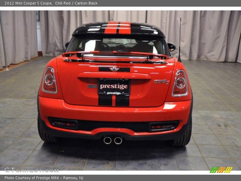 Chili Red / Carbon Black 2012 Mini Cooper S Coupe
