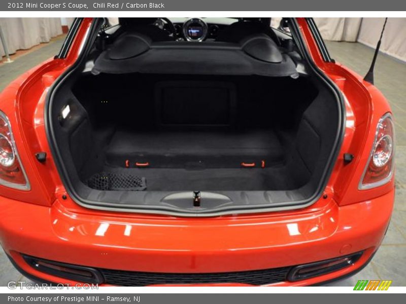 Chili Red / Carbon Black 2012 Mini Cooper S Coupe