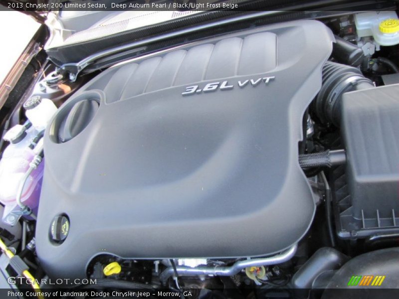Deep Auburn Pearl / Black/Light Frost Beige 2013 Chrysler 200 Limited Sedan