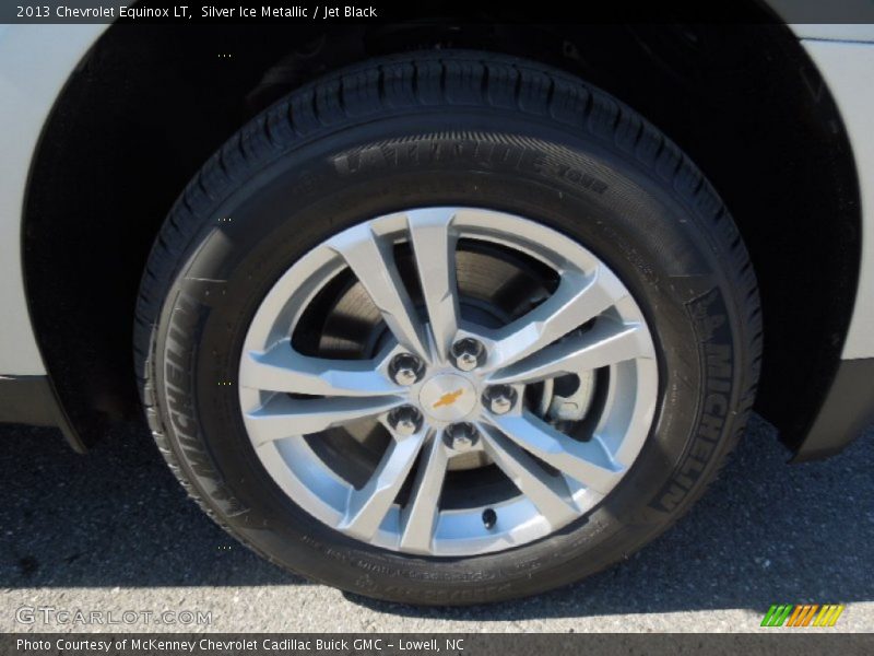 Silver Ice Metallic / Jet Black 2013 Chevrolet Equinox LT