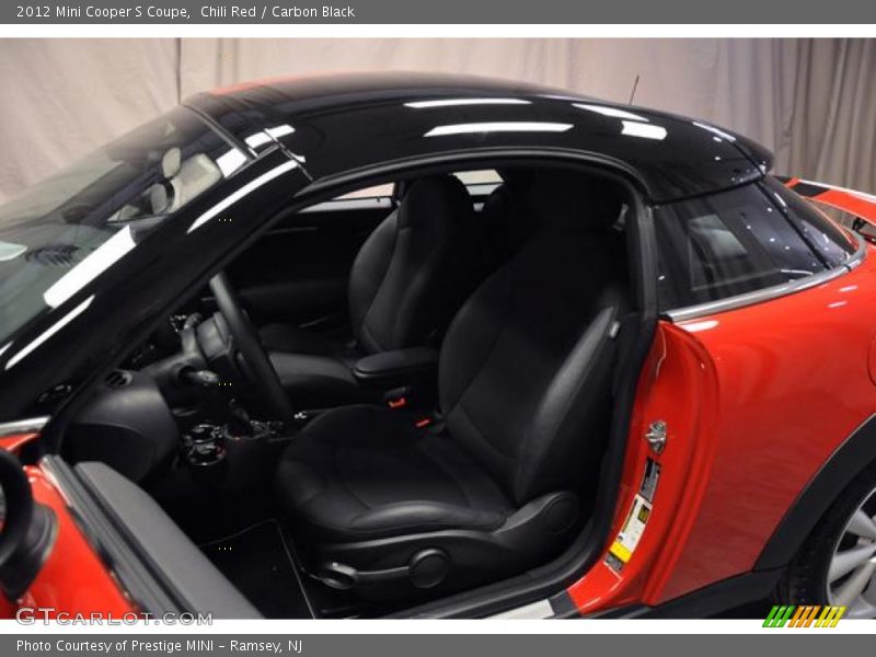 Chili Red / Carbon Black 2012 Mini Cooper S Coupe