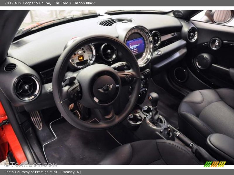 Chili Red / Carbon Black 2012 Mini Cooper S Coupe