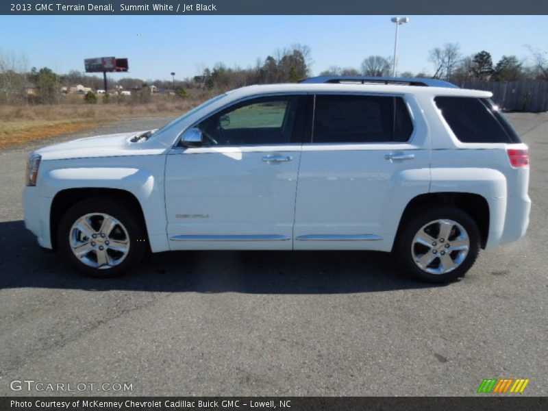 Summit White / Jet Black 2013 GMC Terrain Denali