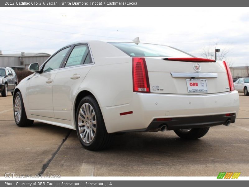 White Diamond Tricoat / Cashmere/Cocoa 2013 Cadillac CTS 3.6 Sedan