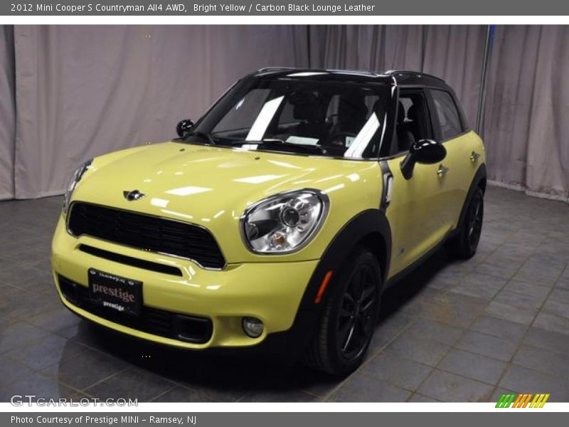 Bright Yellow / Carbon Black Lounge Leather 2012 Mini Cooper S Countryman All4 AWD