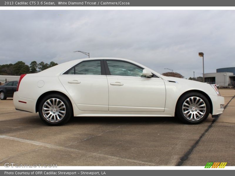 White Diamond Tricoat / Cashmere/Cocoa 2013 Cadillac CTS 3.6 Sedan