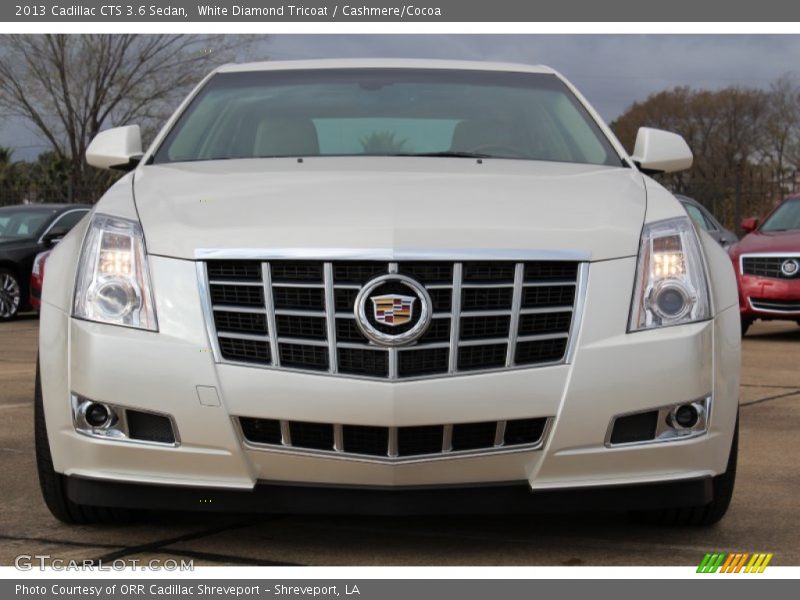 White Diamond Tricoat / Cashmere/Cocoa 2013 Cadillac CTS 3.6 Sedan