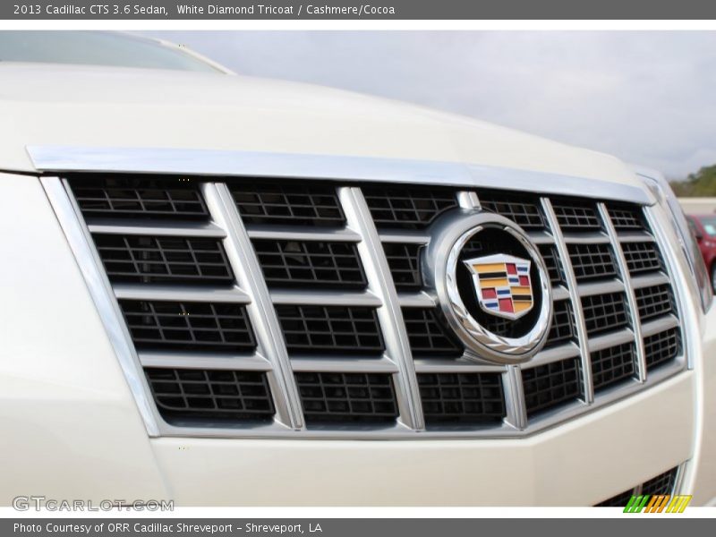White Diamond Tricoat / Cashmere/Cocoa 2013 Cadillac CTS 3.6 Sedan