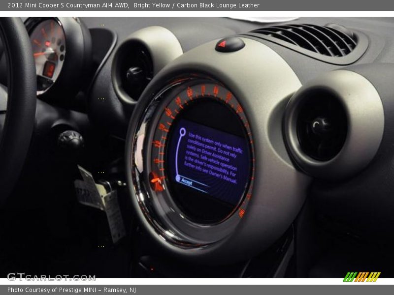 Bright Yellow / Carbon Black Lounge Leather 2012 Mini Cooper S Countryman All4 AWD