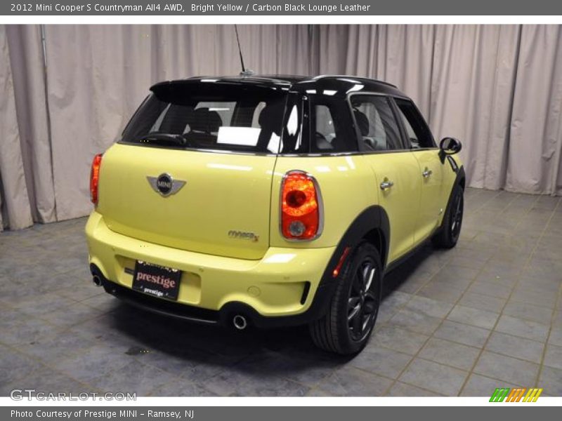 Bright Yellow / Carbon Black Lounge Leather 2012 Mini Cooper S Countryman All4 AWD