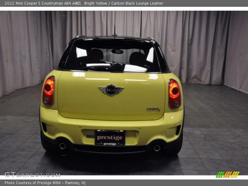 Bright Yellow / Carbon Black Lounge Leather 2012 Mini Cooper S Countryman All4 AWD