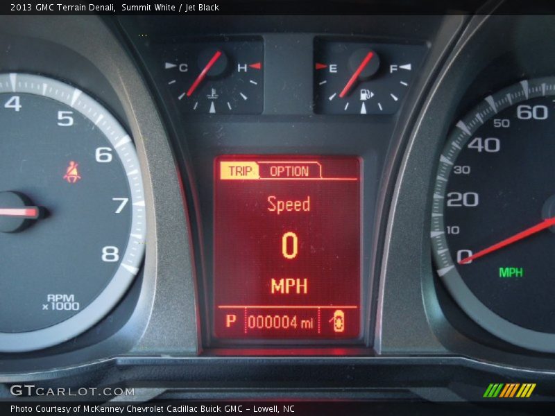 Summit White / Jet Black 2013 GMC Terrain Denali