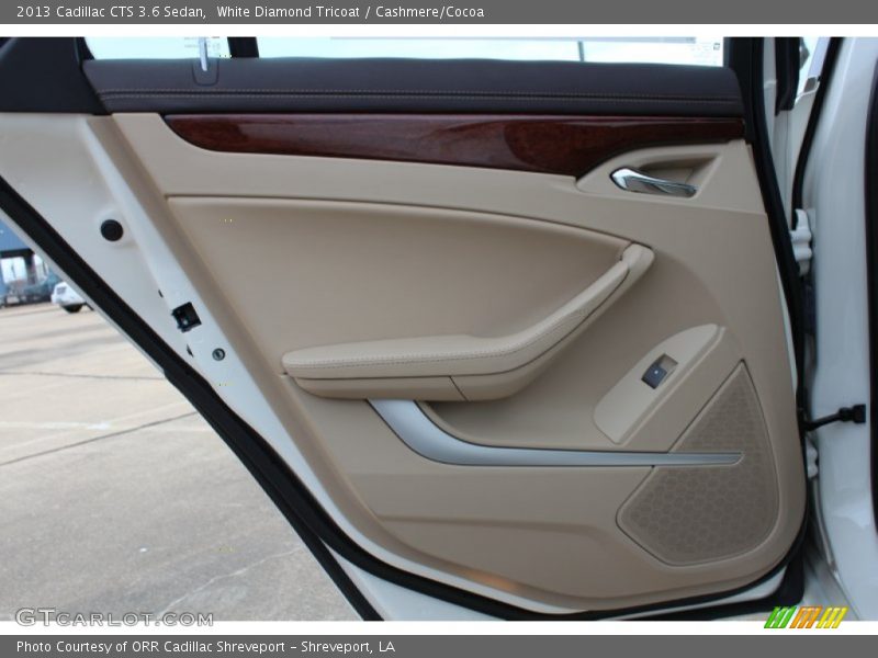 White Diamond Tricoat / Cashmere/Cocoa 2013 Cadillac CTS 3.6 Sedan