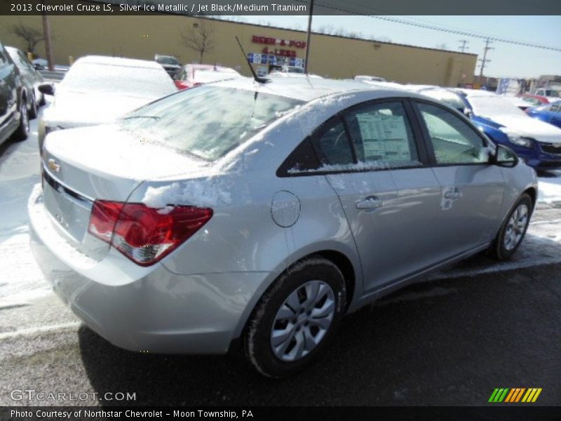 Silver Ice Metallic / Jet Black/Medium Titanium 2013 Chevrolet Cruze LS