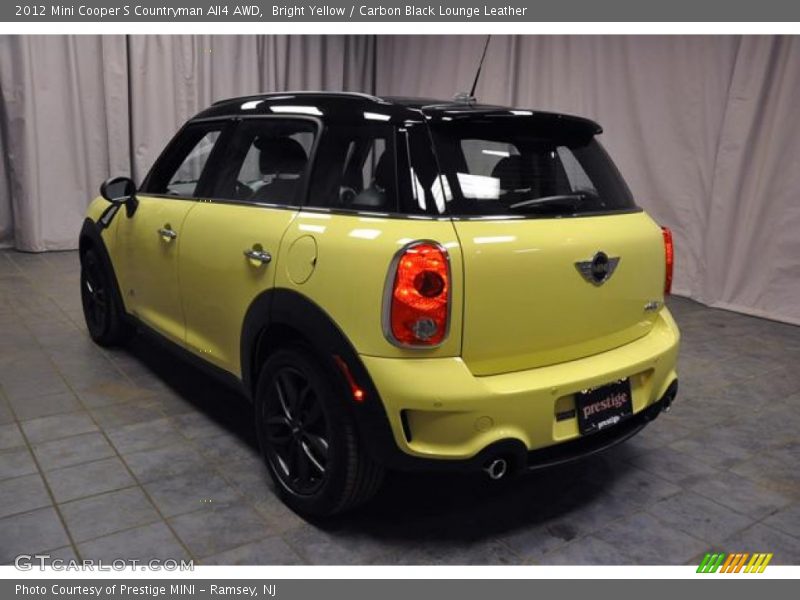 Bright Yellow / Carbon Black Lounge Leather 2012 Mini Cooper S Countryman All4 AWD
