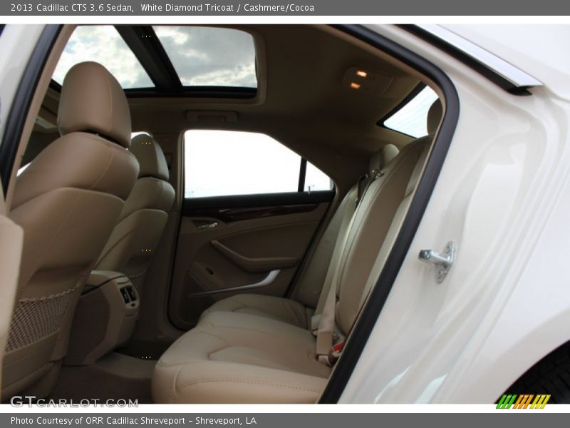 White Diamond Tricoat / Cashmere/Cocoa 2013 Cadillac CTS 3.6 Sedan
