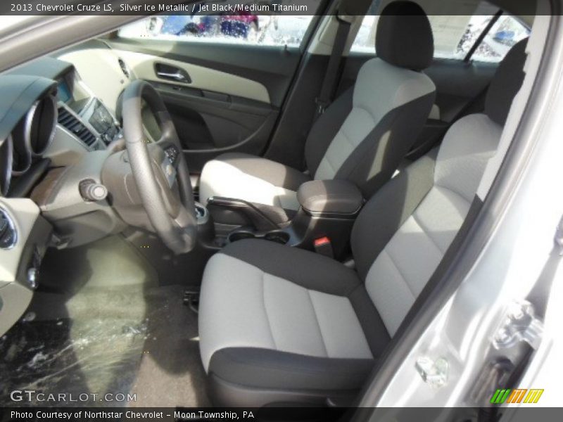 Silver Ice Metallic / Jet Black/Medium Titanium 2013 Chevrolet Cruze LS
