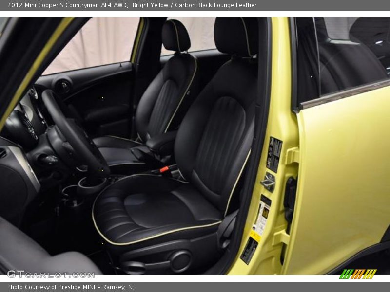  2012 Cooper S Countryman All4 AWD Carbon Black Lounge Leather Interior