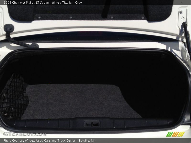 White / Titanium Gray 2008 Chevrolet Malibu LT Sedan