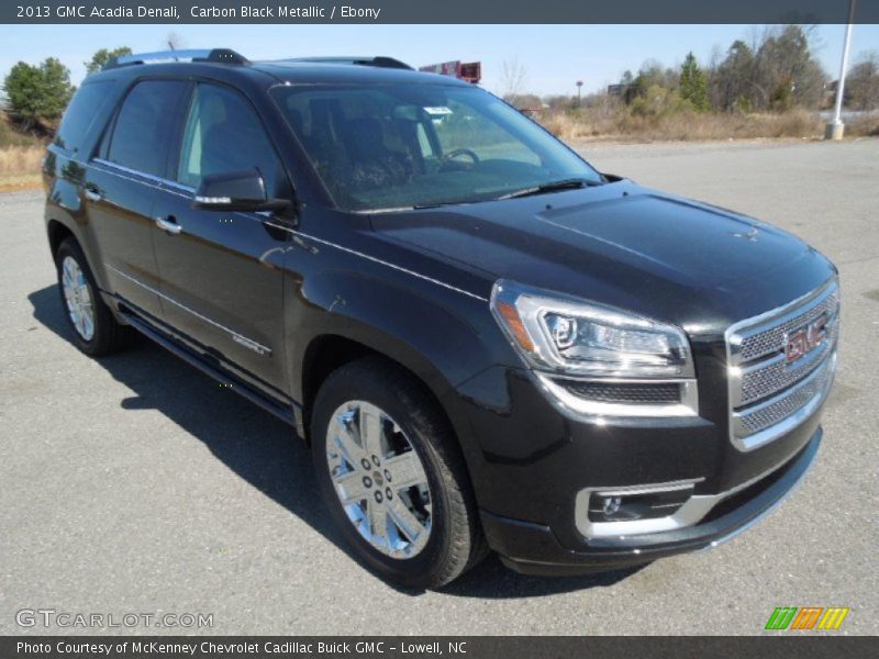 Carbon Black Metallic / Ebony 2013 GMC Acadia Denali