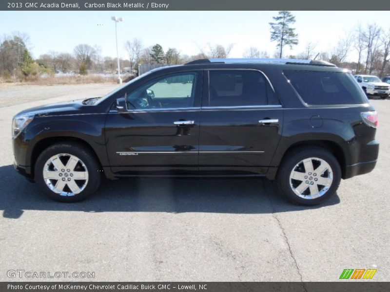 Carbon Black Metallic / Ebony 2013 GMC Acadia Denali