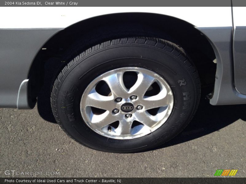 Clear White / Gray 2004 Kia Sedona EX