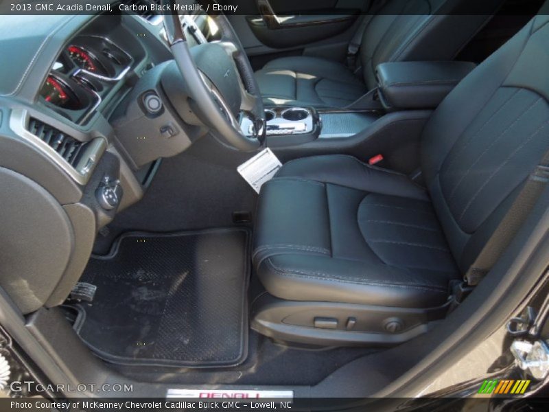  2013 Acadia Denali Ebony Interior