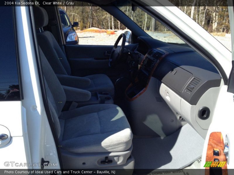 Clear White / Gray 2004 Kia Sedona EX