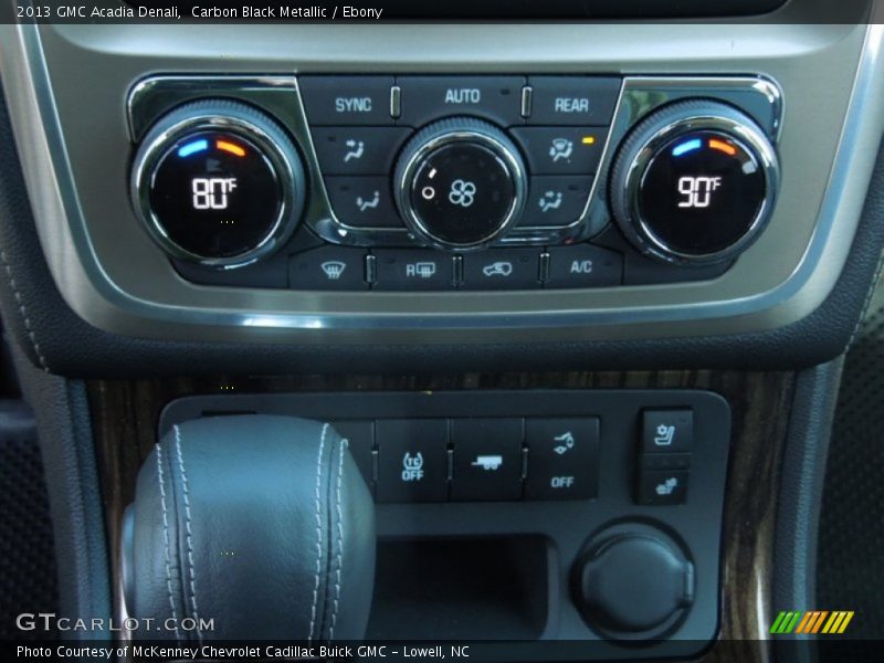 Controls of 2013 Acadia Denali