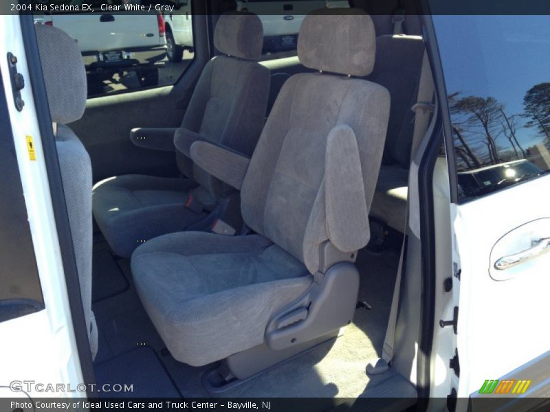 Clear White / Gray 2004 Kia Sedona EX