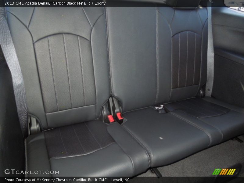 Rear Seat of 2013 Acadia Denali