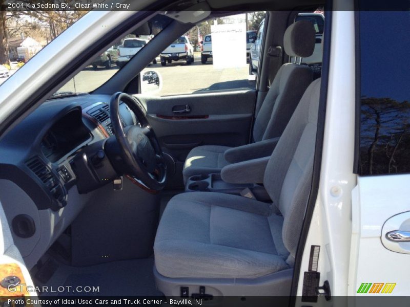 Clear White / Gray 2004 Kia Sedona EX