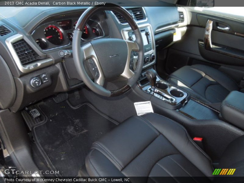 Ebony Interior - 2013 Acadia Denali 