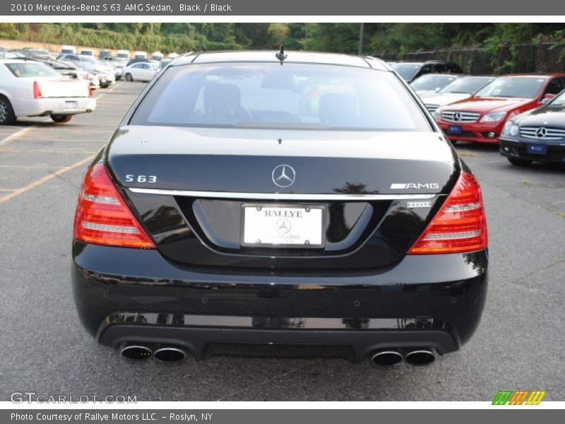 Black / Black 2010 Mercedes-Benz S 63 AMG Sedan