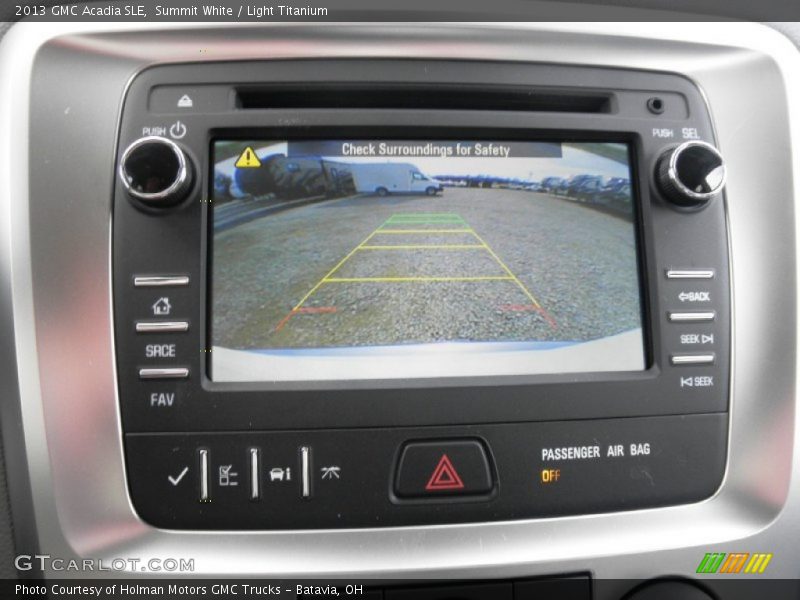 Summit White / Light Titanium 2013 GMC Acadia SLE