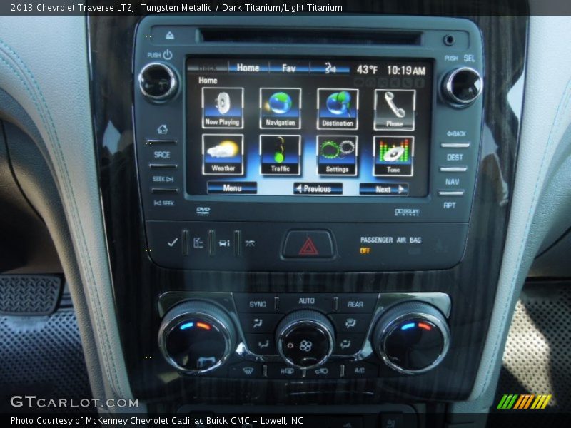 Controls of 2013 Traverse LTZ