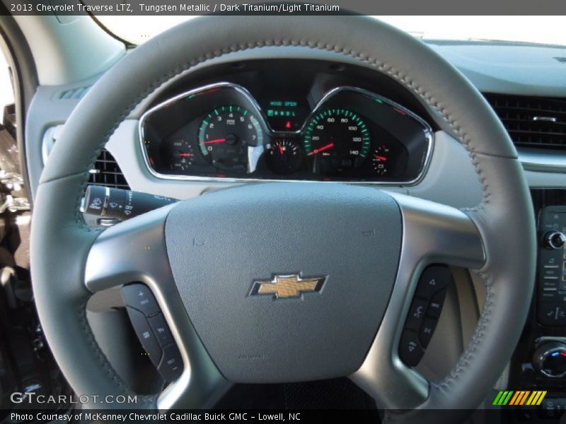 Tungsten Metallic / Dark Titanium/Light Titanium 2013 Chevrolet Traverse LTZ