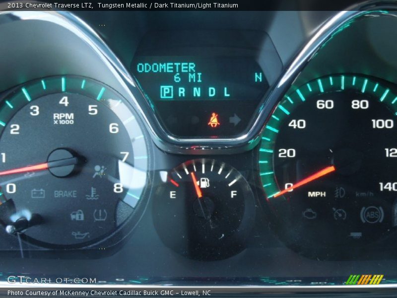 Tungsten Metallic / Dark Titanium/Light Titanium 2013 Chevrolet Traverse LTZ