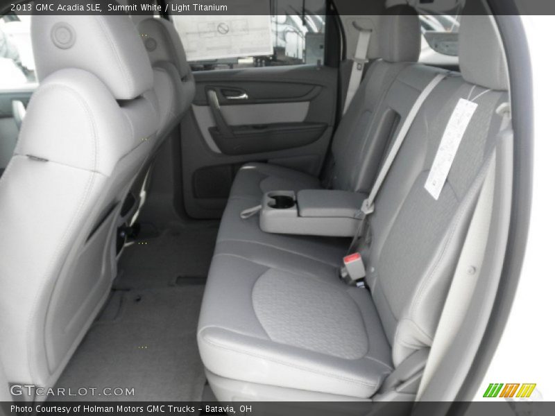 Summit White / Light Titanium 2013 GMC Acadia SLE