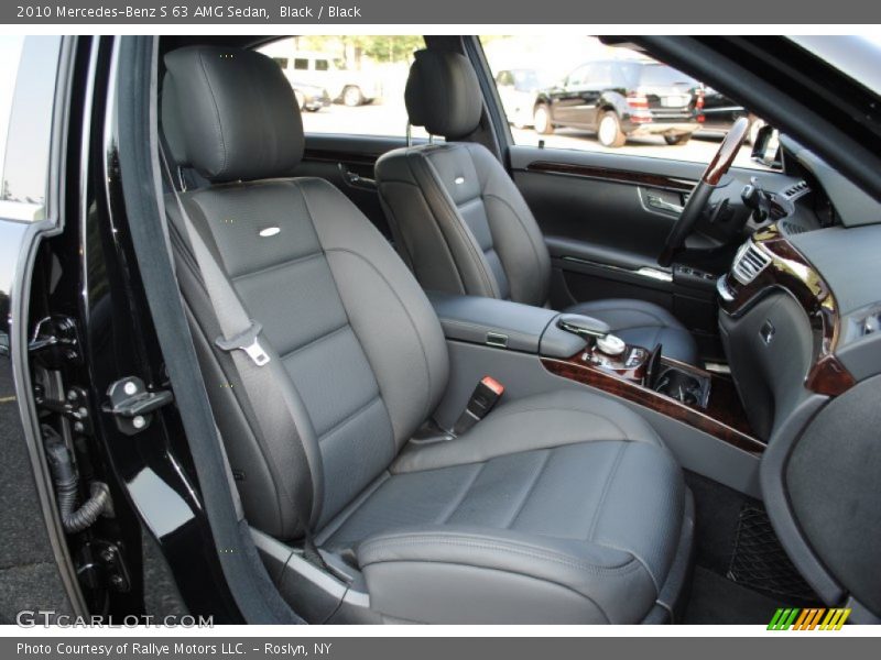 Front Seat of 2010 S 63 AMG Sedan